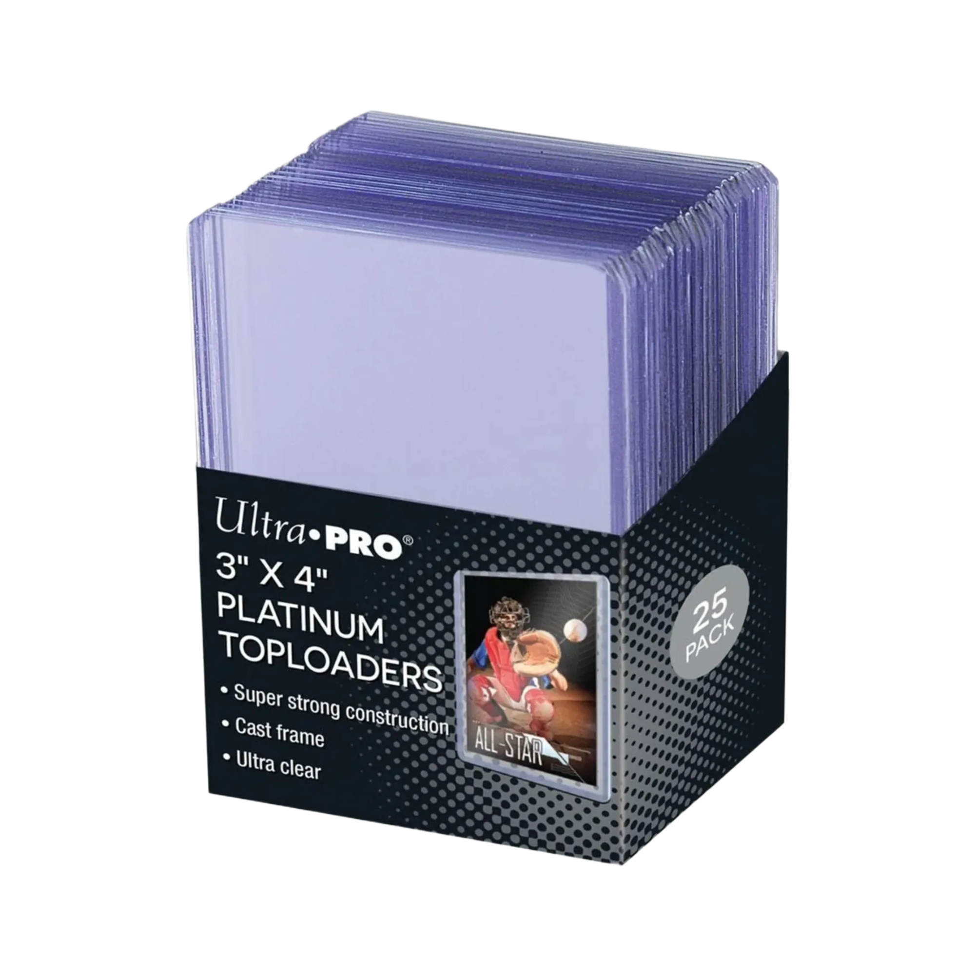 Ultra Pro Toploaders 3x4 Platinum Ultra Clear
